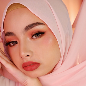 Premium Chiffon Hijab-Pale Rose