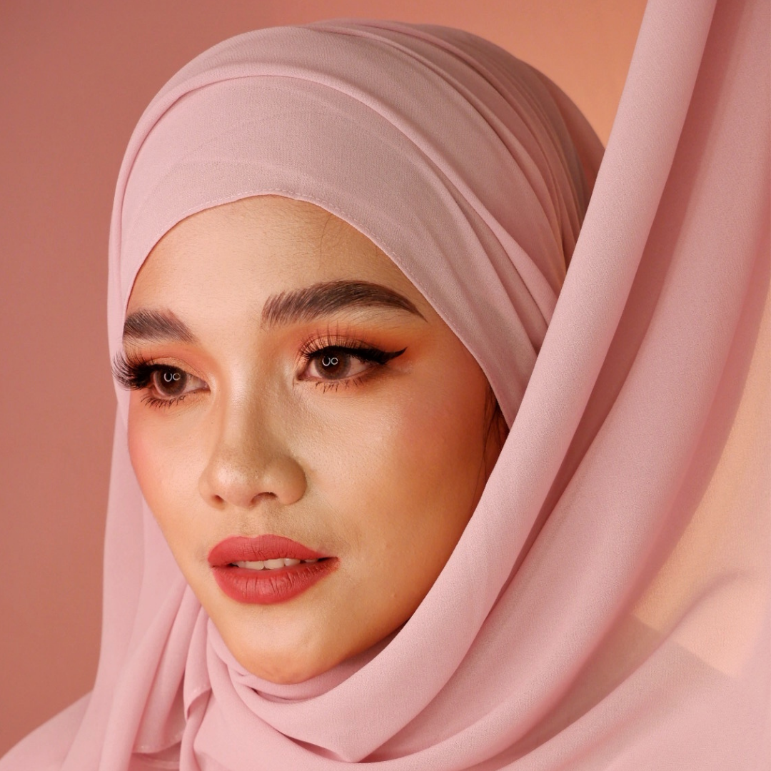 Premium Chiffon Hijab-Cotton Candy