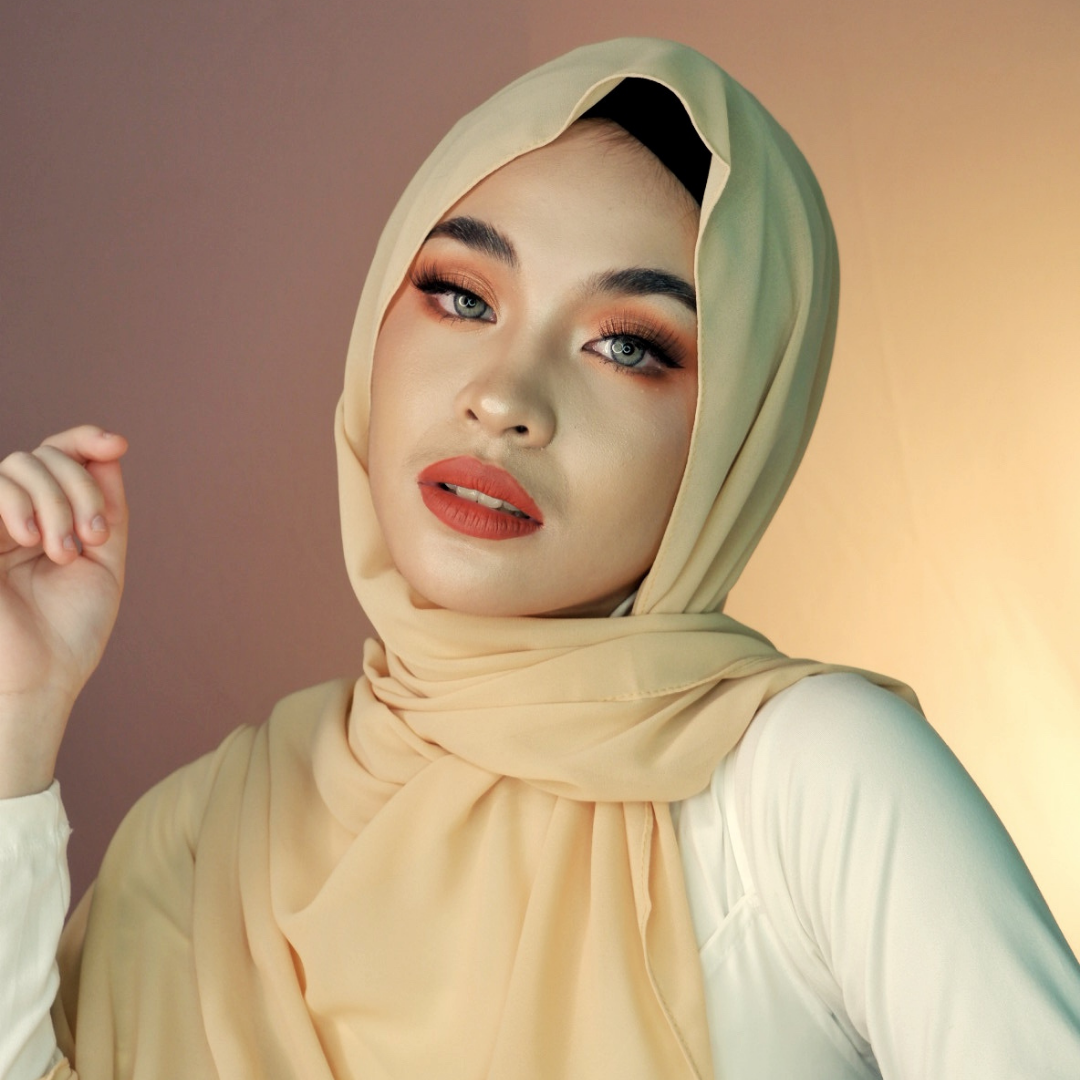 Premium Chiffon Hijab-Honey
