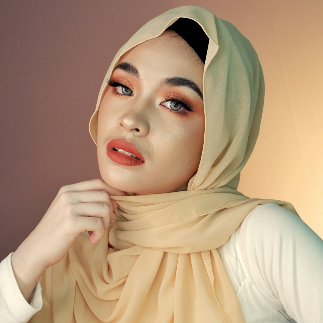 Premium Chiffon Hijab-Honey