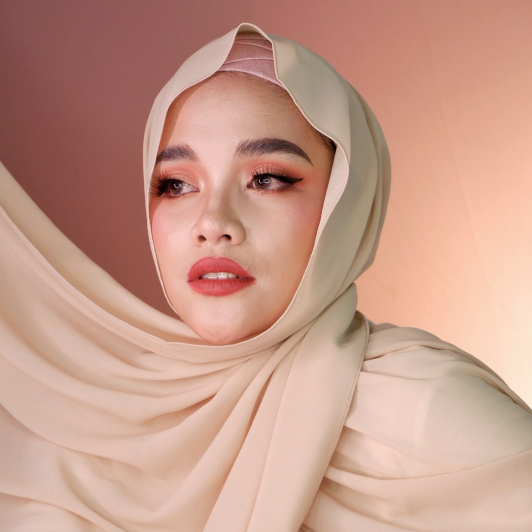 Premium Chiffon Hijab-Light Beige