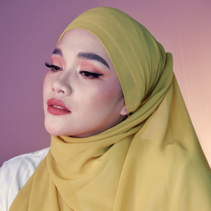 Premium Chiffon Hijab-Mustard