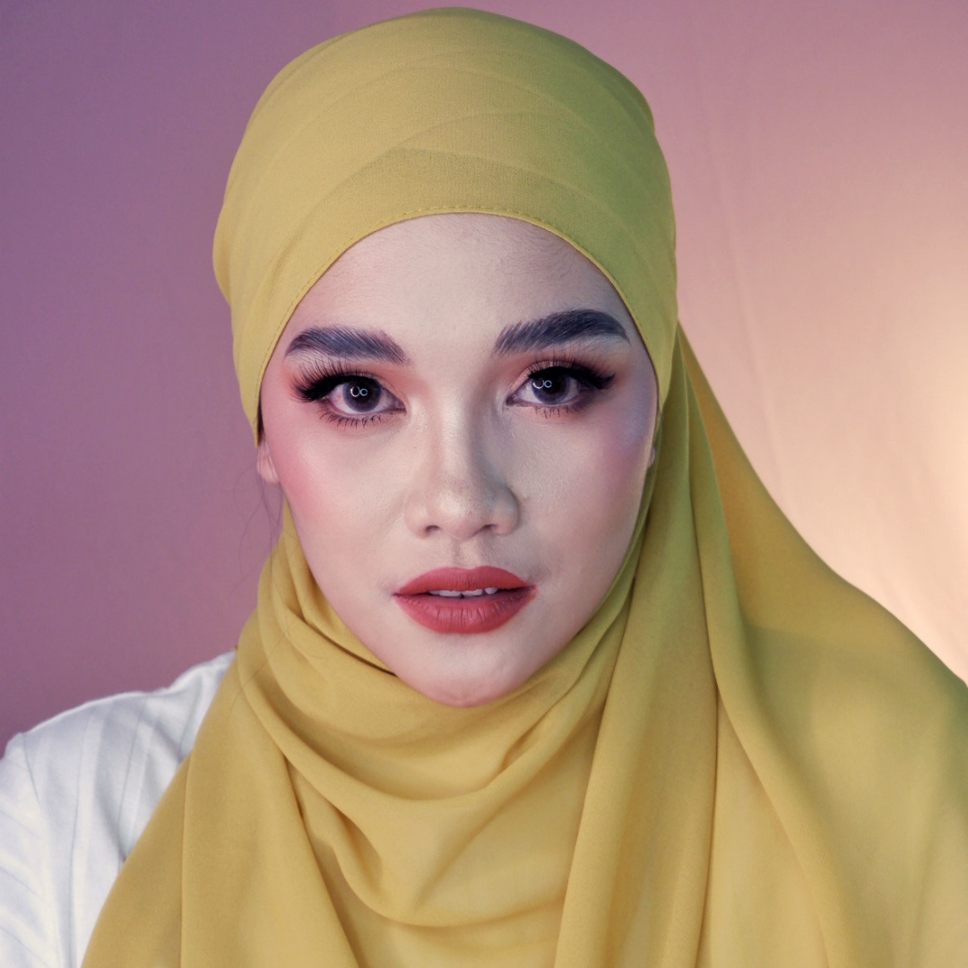Premium Chiffon Hijab-Mustard