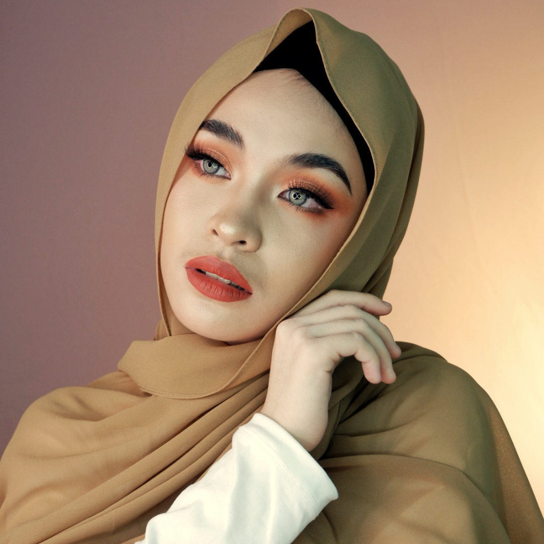 Premium Chiffon Hijab-Toast