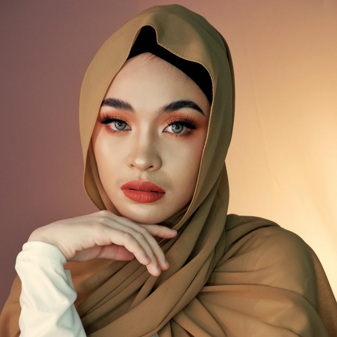 Premium Chiffon Hijab-Toast