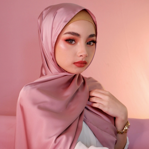 Premium Matte Satin Silk-Blush