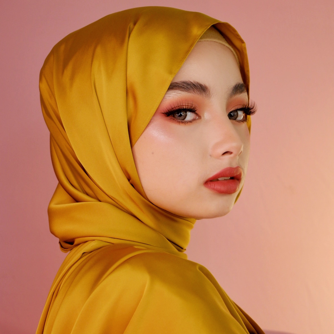 Premium Matte Satin Silk-Dark Honey