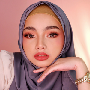 Premium Matte Satin Silk-Gray