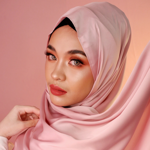 Premium Matte Satin Silk-Rose Pink