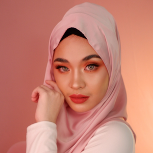 Premium Matte Satin Silk-Rose Pink